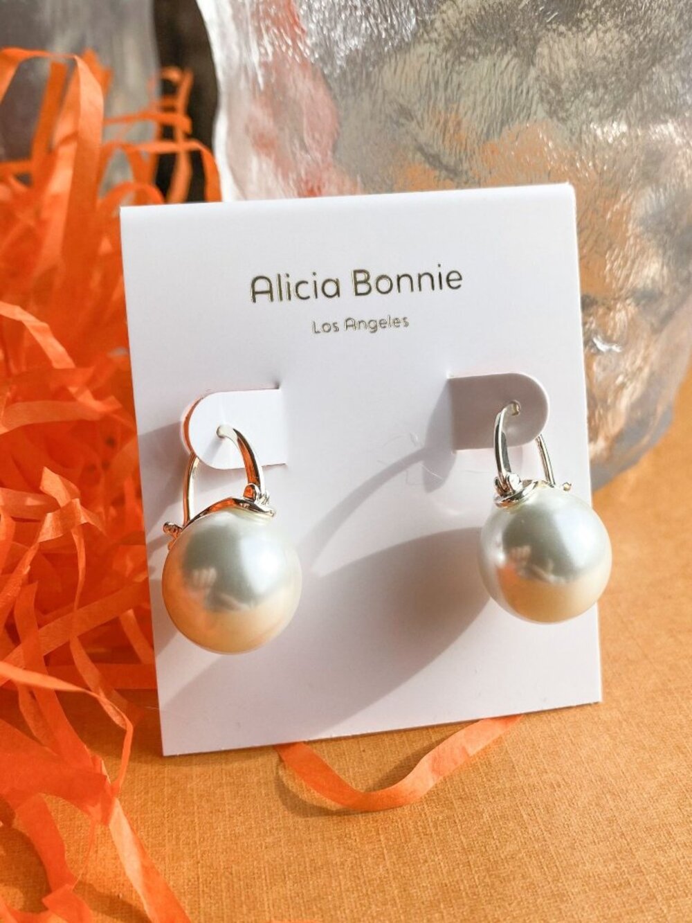 Authentic Alicia Bonnie Blanche Earrings